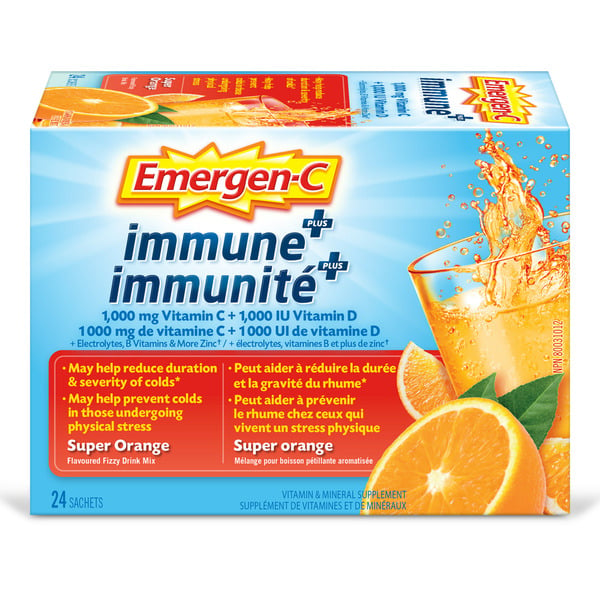 Vitamins & Supplements Emergen-C Immune + Super Orange hero