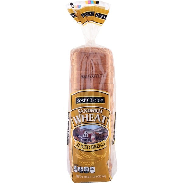 Bread Best Choice Sandwich Wheat Sliced Bread hero