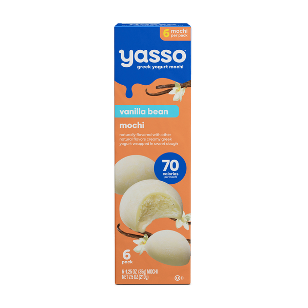 Frozen Dessert Yasso Mochi, Vanilla, 6 Pack hero