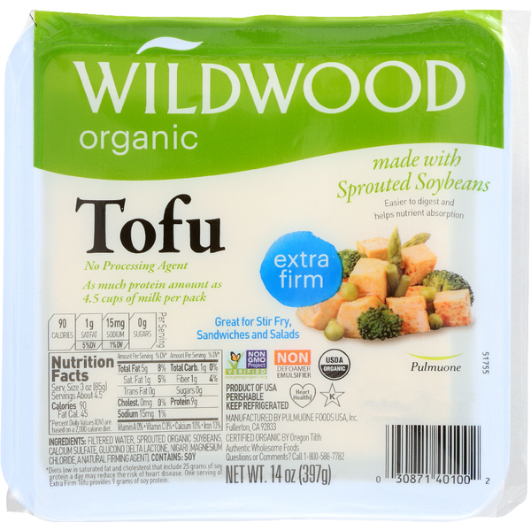 Refrigerated Grocery Wildwood Grilling Tofu hero