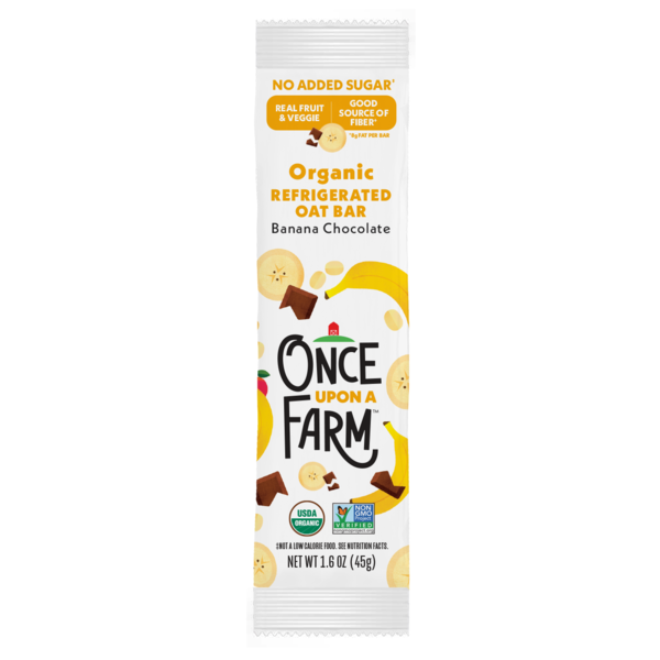 Once Upon a Farm Refrigerated Oat Bar Banana Chocolate hero