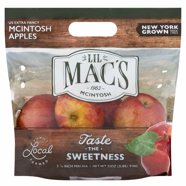 Packaged Vegetables & Fruits Lil Mac's Mcintosh Apple Bag hero