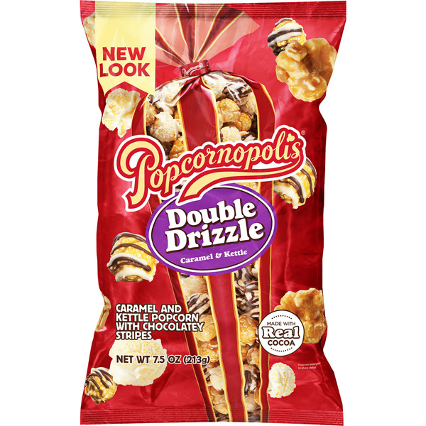 Popcorn & Jerky Popcornopolis Double Drizzle Popcorn Bag hero