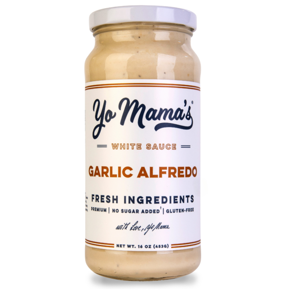 Yo Mama's Foods Roasted Garlic Alfredo hero