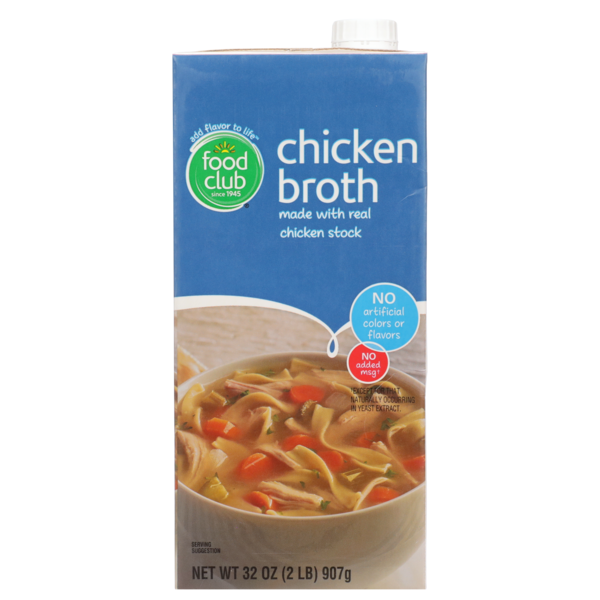 Soup, Broth & Bouillon Food Club Chicken Broth hero