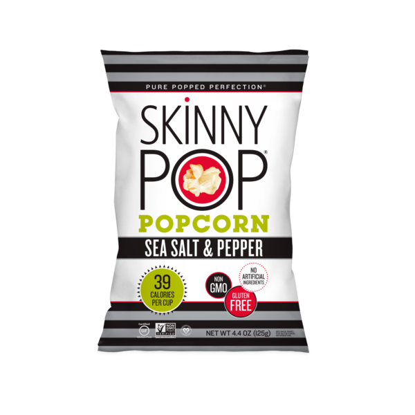 Popcorn & Jerky SkinnyPop Sea Salt & Pepper Popcorn hero