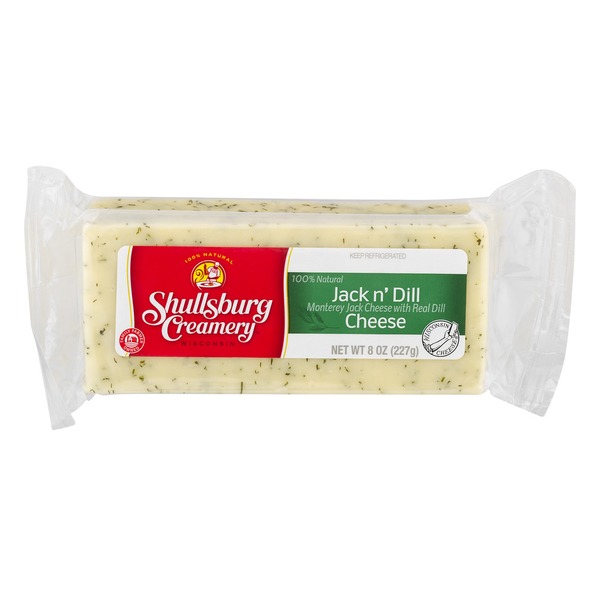 Other Creams & Cheeses Shullsburg Creamery Monterey Jack Cheese With Real Dill hero