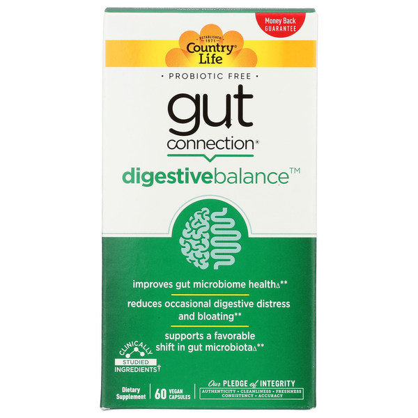 Dietary Supplements Country Life Gut Connection Digest Balance hero