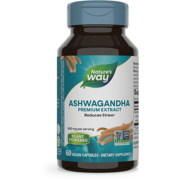 Vitamins & Supplements Nature's Way Ashwagandha, Standardized, Vitality Tonic Vegetarian VCaps hero