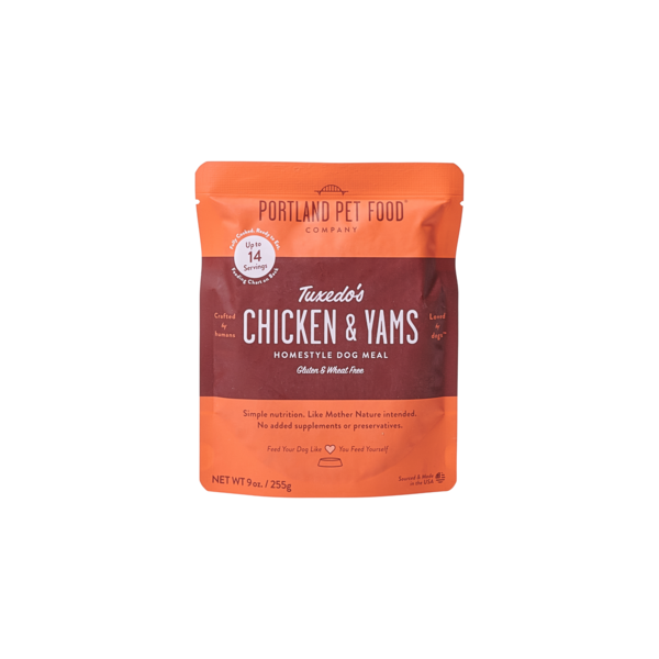 Dog Food & Care Portland Pet Food Company Tuxedo's Chicken & Yams Homestyle Meal hero