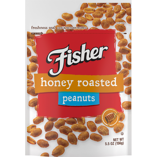 Nuts, Seeds & Dried Fruit Fisher Peanuts, Honey Roasted hero