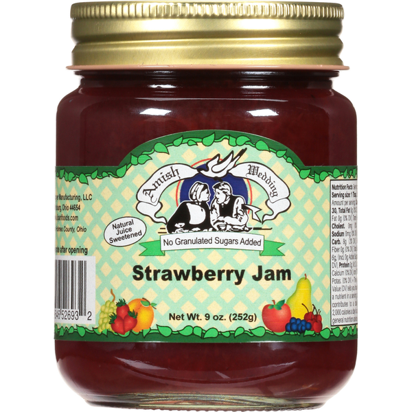 Spreads Amish Wedding Jam, Strawberry hero