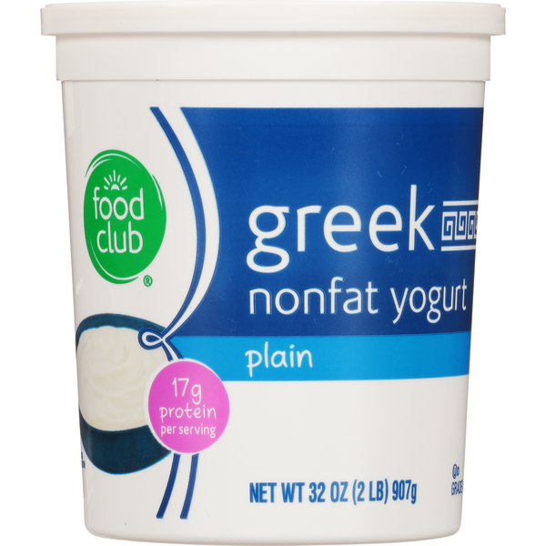 Yogurt Food Club Yogurt, Greek, Nonfat, Plain hero