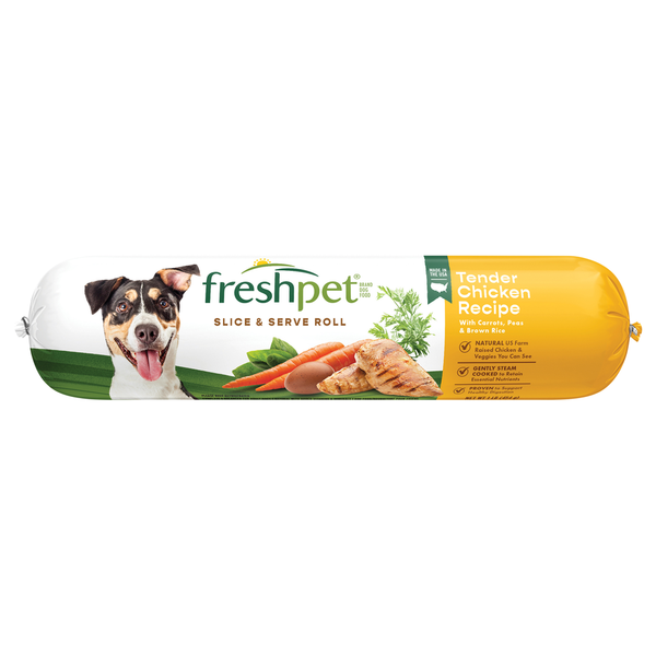 Fresh Dog/Cat Food (Refrigerated) Freshpet Dog Food, Tender Chicken Recipe hero