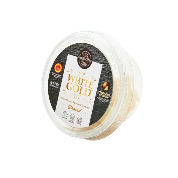 Other Creams & Cheeses Ambrosi White Gold, Italian Shaved Parmigiano Reggiano Cheese hero