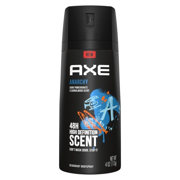 Deodorants AXE Dual Action Body Spray Deodorant Anarchy hero