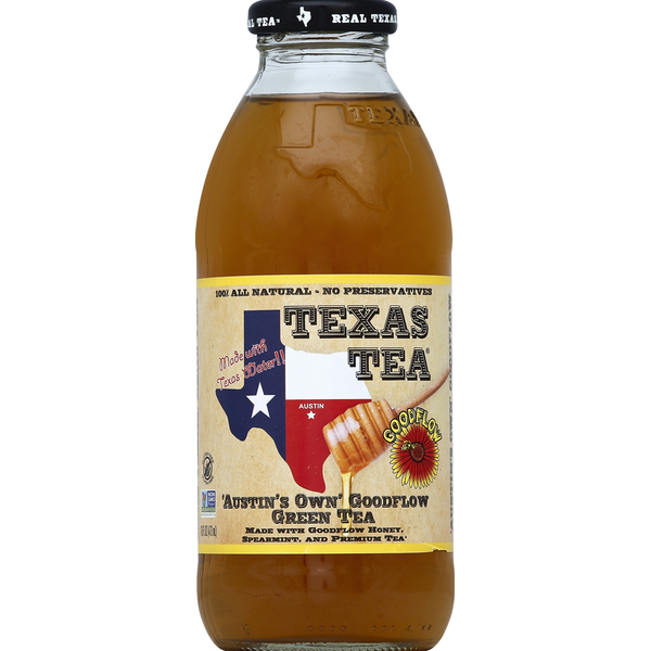 Tea Texas Tea Green Tea, Austin's Own Goodflow hero