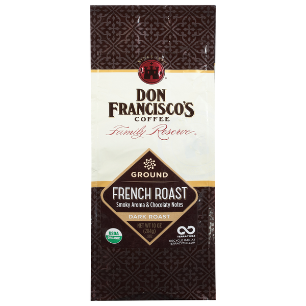 Coffee Don Francisco's Coffee, Ground, Dark Roast, French Roast hero