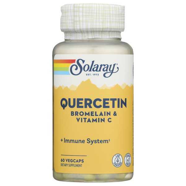 Vitamins & Supplements Solaray Qbc Plex, Quercetin & Bromelai hero