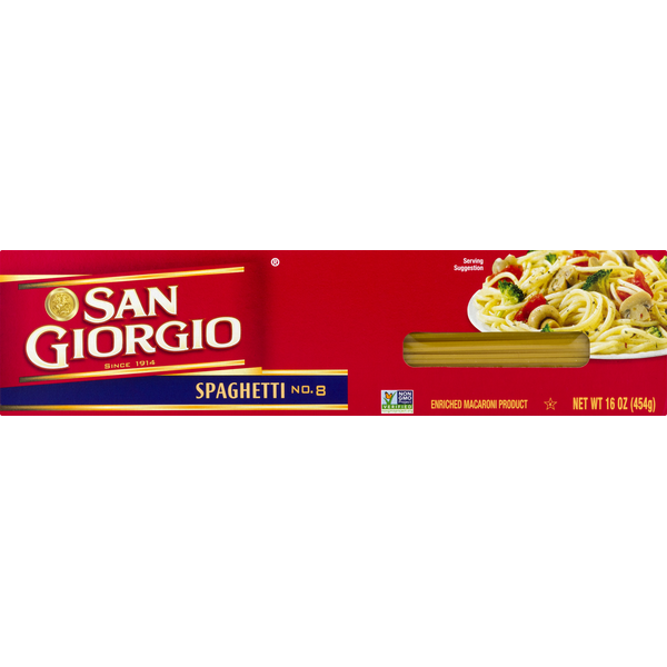 Dry Pasta San Giorgio Spaghetti, No. 8 hero