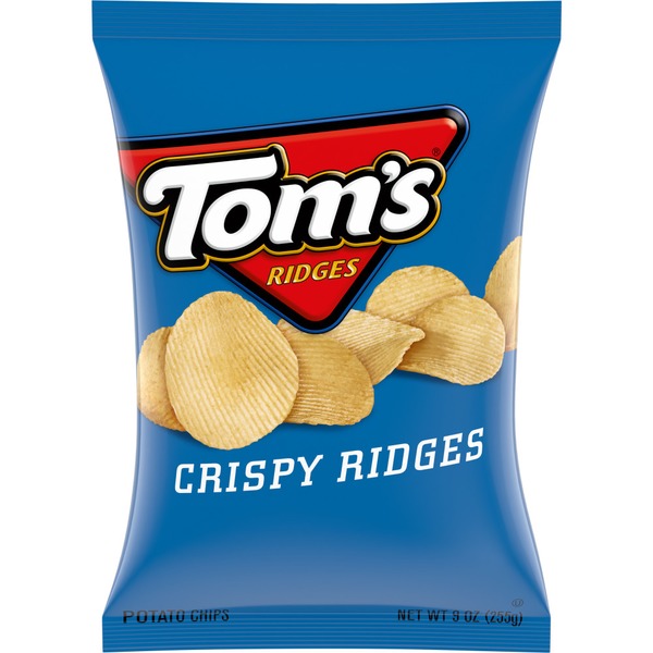 Chips & Pretzels Tom's® Crispy Ridges Potato Chips hero