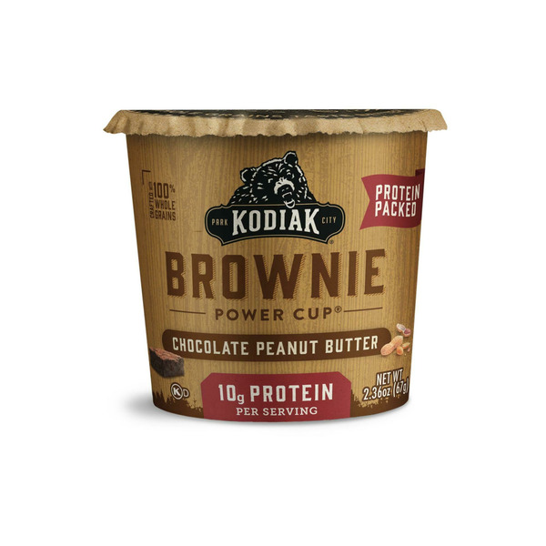 Bakery Desserts Kodiak Chocolate Peanut Butter Brownie in a Cup hero