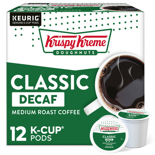 Coffee Krispy Kreme Classic Decaf K-Cup Pods hero