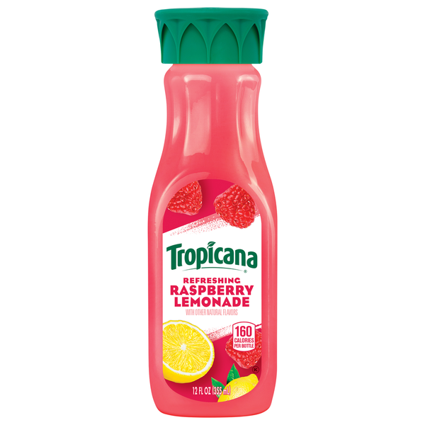 Refrigerated Tropicana Lemonade, Raspberry, Refreshing hero