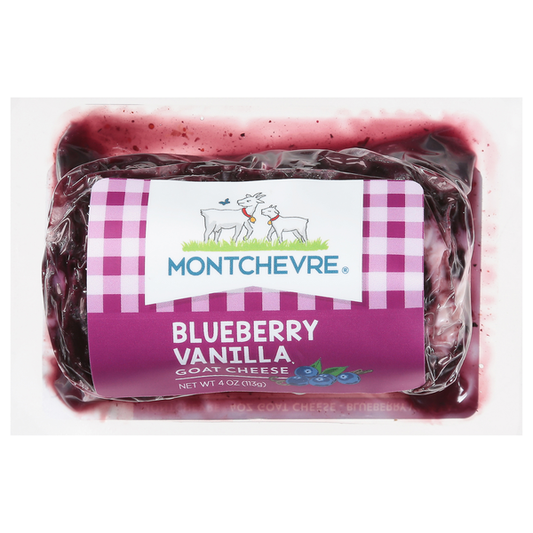 Packaged Cheese Montchevre Goat Cheese, Blueberry Vanilla hero