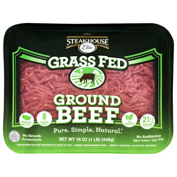 Meat Counter Steakhouse Elite Grass Fed Ground Beef hero