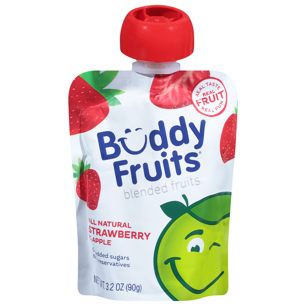 Juice & Nectars Buddy Fruits Blended Fruits, Strawberry & Apple hero