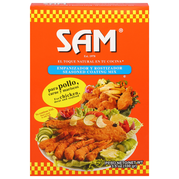 Bread SAM Coating Mix, Seasoned hero