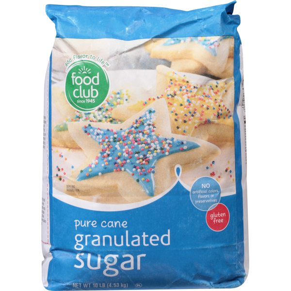 Bulk Sugar & Sweeteners Food Club Sugar, Pure Cane, Granulated hero