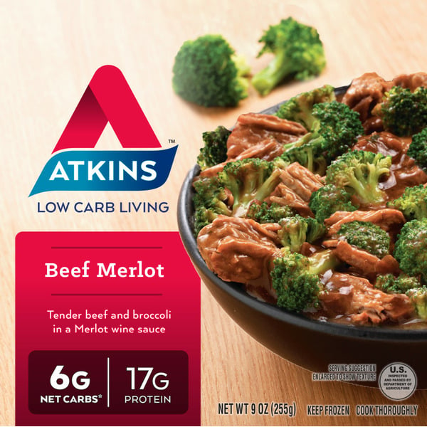 Frozen Meals Atkins Beef Merlot hero