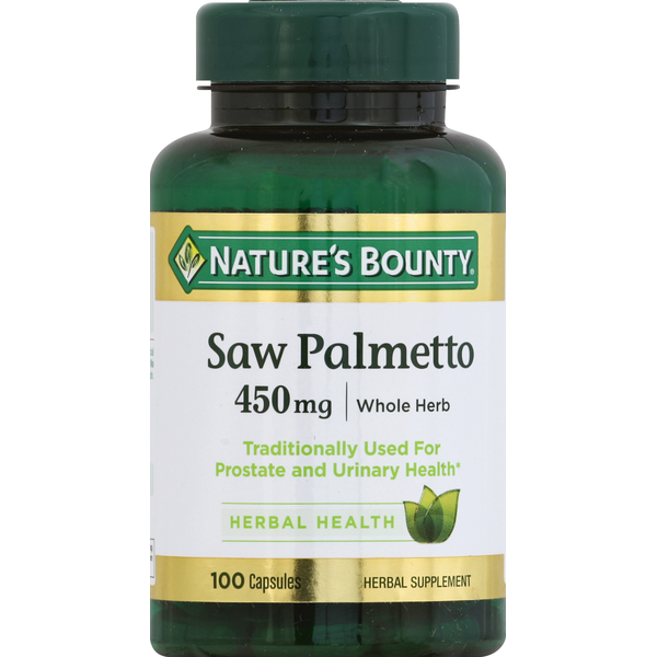 Supplements Nature's Bounty Saw Palmetto hero