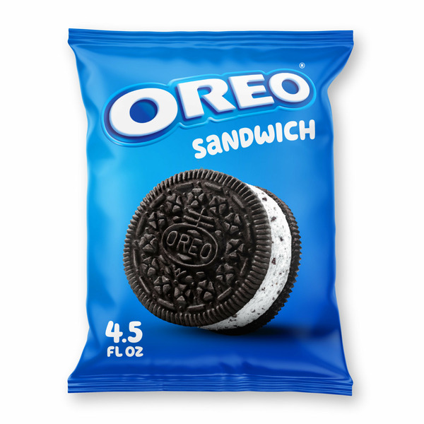 Oreo Frozen Dairy Dessert Sandwich hero