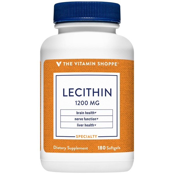 Other Vitamins The Vitamin Shoppe Lecithin - 1,200 MG (180 Softgels) hero