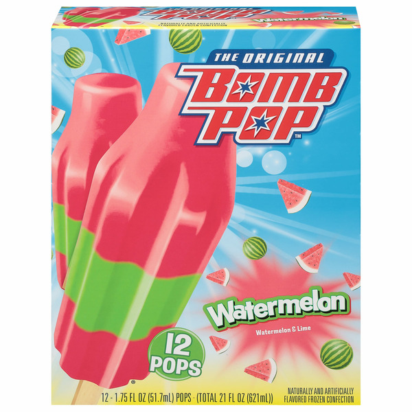 Ice Cream & Ice Bomb Pop Watermelon Bar hero