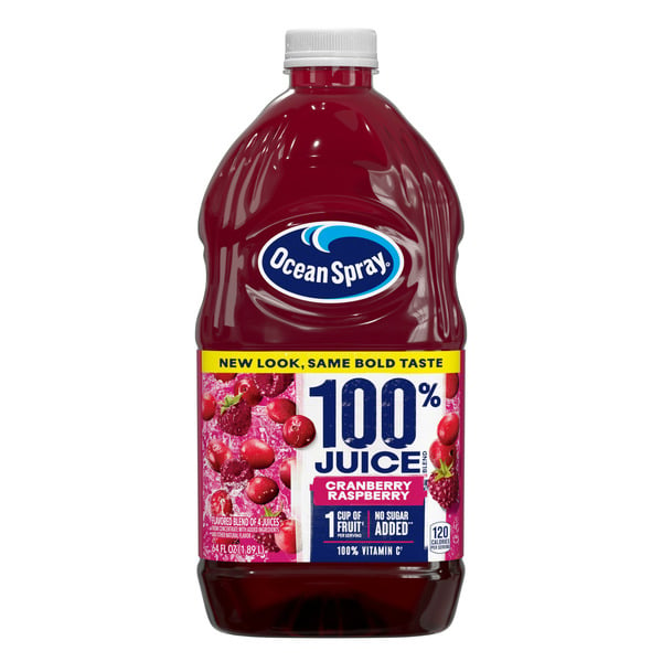 Juice & Nectars Ocean Spray 100% Juice Cranberry Raspberry Juice Blend hero