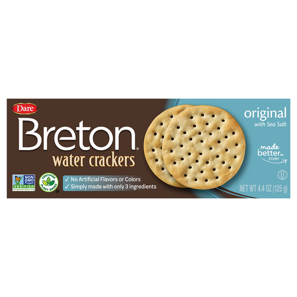 Crackers Dare Breton Water Crackers, Original hero