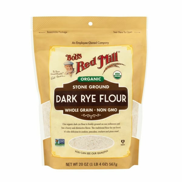 Baking Ingredients Bob's Red Mill Dark Rye Flour, Organic hero