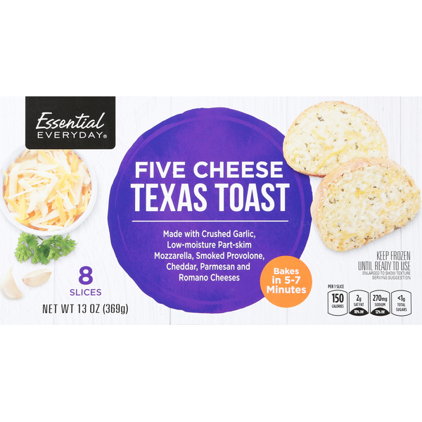 Frozen Appetizers & Sides Essential Everyday Five Cheese Texas Toast hero