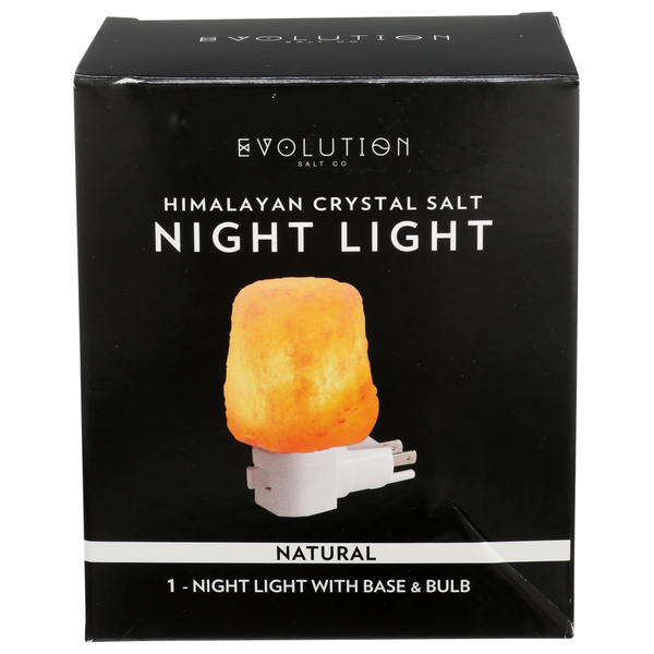 More Household Evolution Salt Co. Himalayan Crystal Salt Night Light hero