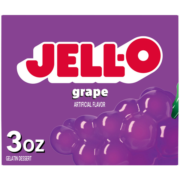 Doughs, Gelatins & Bake Mixes Jell-O Grape Gelatin Dessert Mix hero