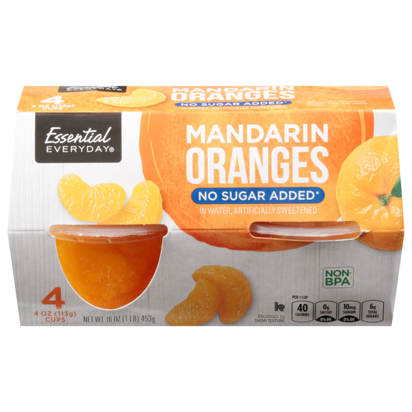 Canned Fruit & Applesauce Essential Everyday Mandarin Oranges hero