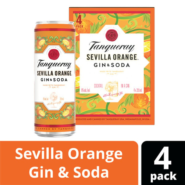 Cocktail Mixes Tanqueray Sevilla Orange Gin & Soda hero