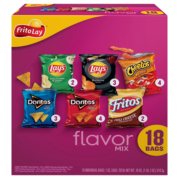 Chips & Pretzels Frito Lay Flavor Mix hero