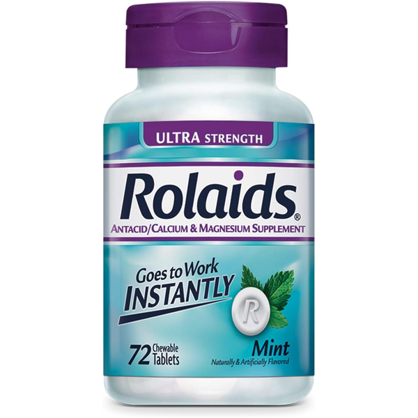 Digestion Rolaids Extra Strength Antacid, 30 Chewable Tablets, Mint Flavor hero