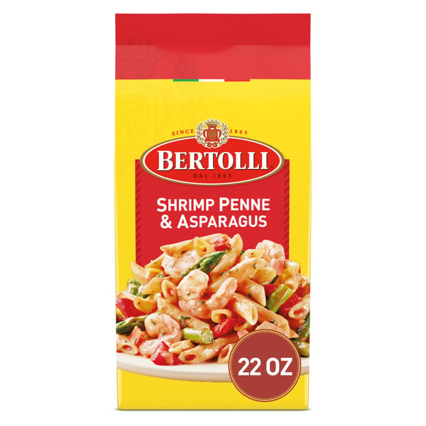 Prepared Meals Bertolli Shrimp and Asparagus Penne, Frozen Meals hero