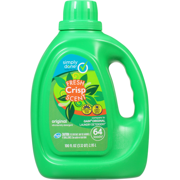 Laundry Simply Done Laundry Detergent, Ultra, Fresh Crisp Scent, Original hero